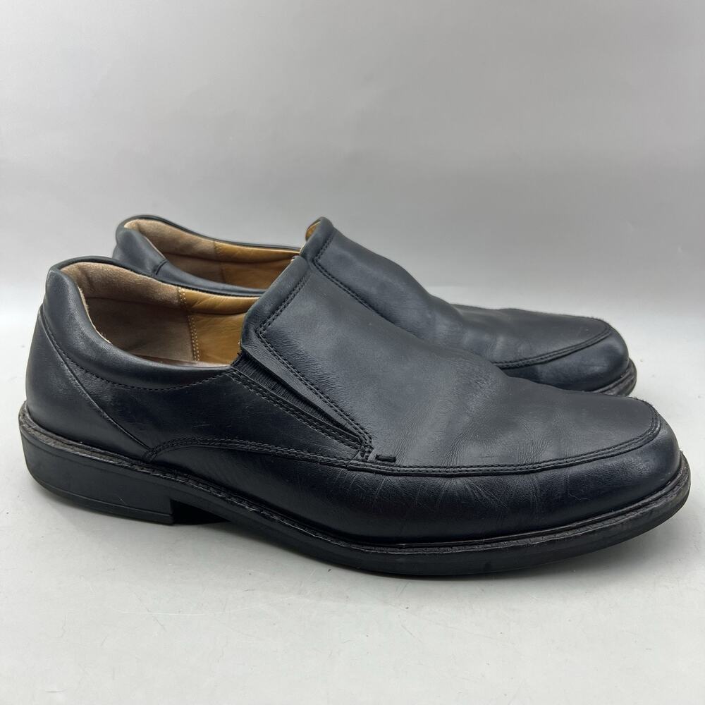 ECCO Holton Slip On Oxford Shoes Men Size 11.5 US, 45 EU Black Comfort Loafers